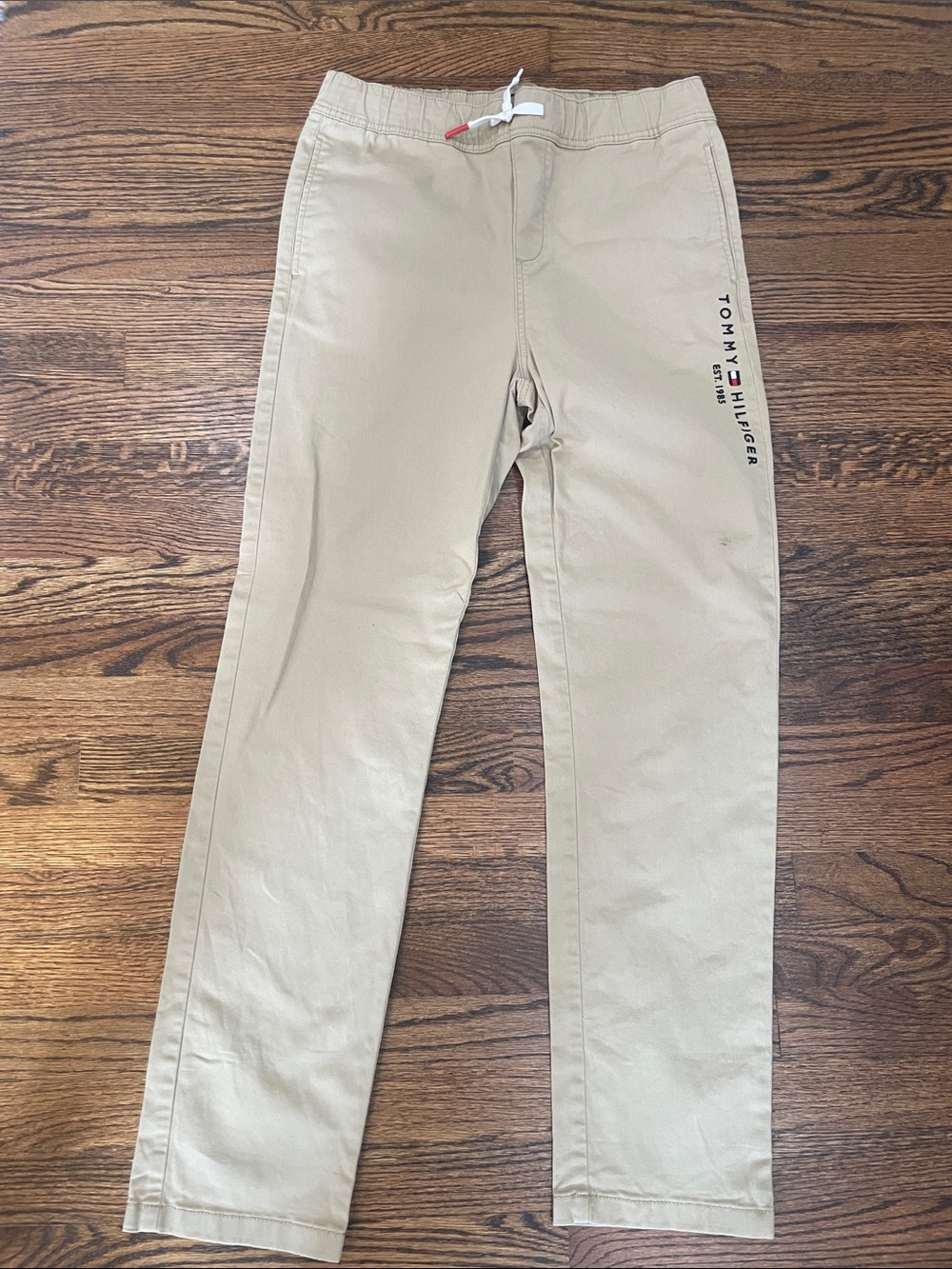 Tommy Hilfiger Beige Drawstring Chino Pants